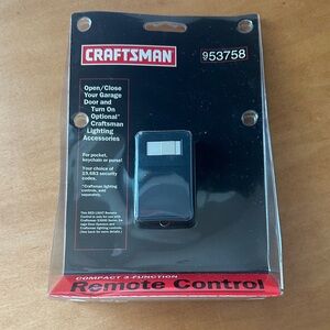 Craftsman 953758 Garage door opener